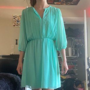 Sea Green flowy dress
